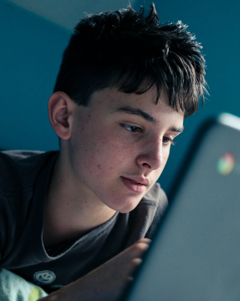 We are all working and studying hard for online schooling :)